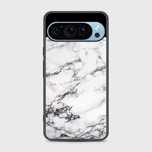 Google Pixel 9 Pro Cover - White Marble Series - HQ Premium Shine Durable Shatterproof Case