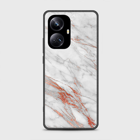 Realme 10 Pro Plus - White Marble Series - HQ Premium Shine Durable Shatterproof Case