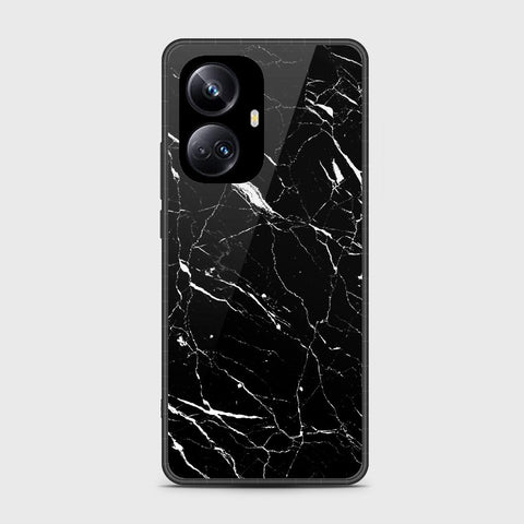 Realme 10 Pro Plus - Black Marble Series - HQ Premium Shine Durable Shatterproof Case