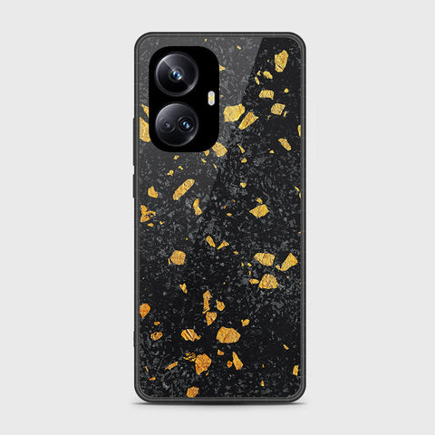 Realme 10 Pro Plus - Black Marble Series - HQ Premium Shine Durable Shatterproof Case