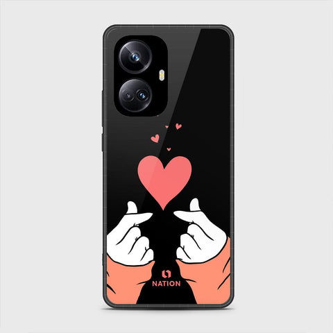 Realme 10 Pro Plus - Onation Heart Series - HQ Premium Shine Durable Shatterproof Case