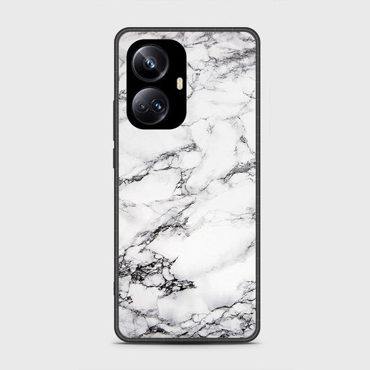 Realme 10 Pro Plus - White Marble Series - HQ Premium Shine Durable Shatterproof Case