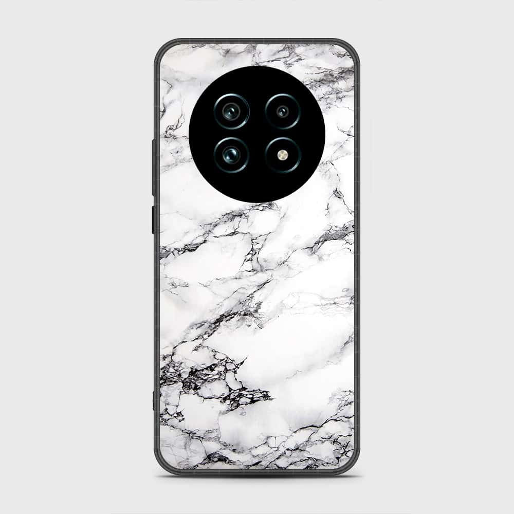 Realme 13 - White Marble Series - HQ Premium Shine Durable Shatterproof Case