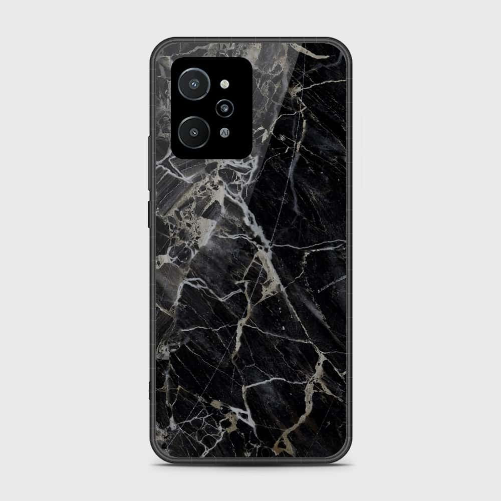 Realme C31 - Black Marble Series - HQ Premium Shine Durable Shatterproof Case