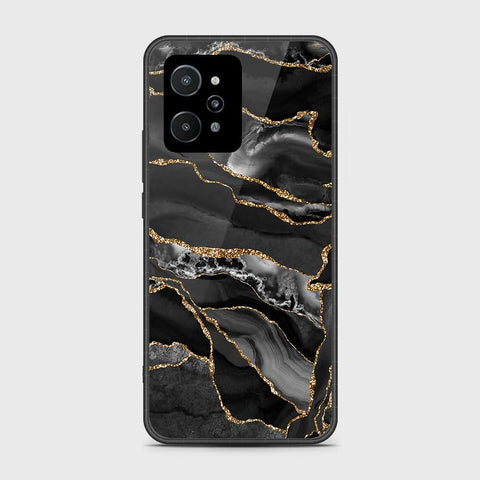 Realme C31 - Black Marble Series - HQ Premium Shine Durable Shatterproof Case