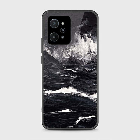 Realme C31 - Black Marble Series - HQ Premium Shine Durable Shatterproof Case