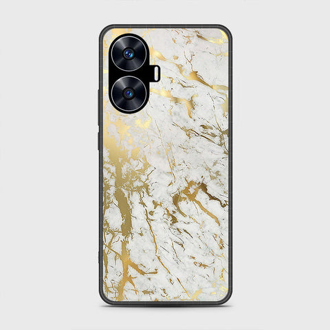 Realme C55 - White Marble Series - HQ Premium Shine Durable Shatterproof Case