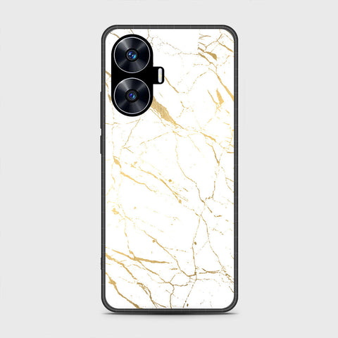 Realme C55 - White Marble Series 2 - HQ Premium Shine Durable Shatterproof Case