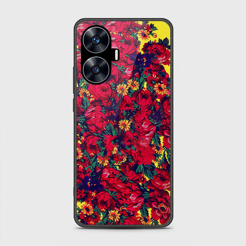 Realme C55 - Floral Series - HQ Premium Shine Durable Shatterproof Case