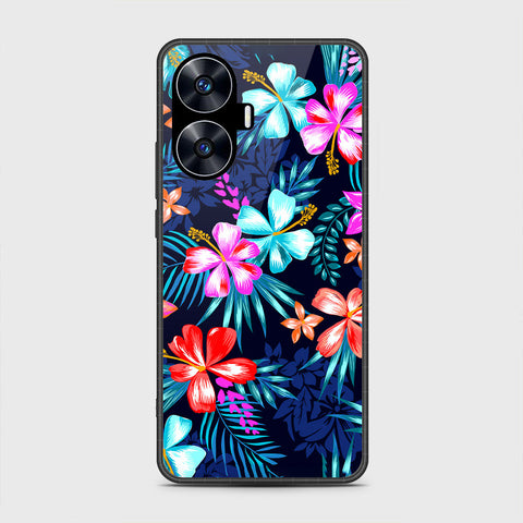 Realme C55 - Floral Series - HQ Premium Shine Durable Shatterproof Case