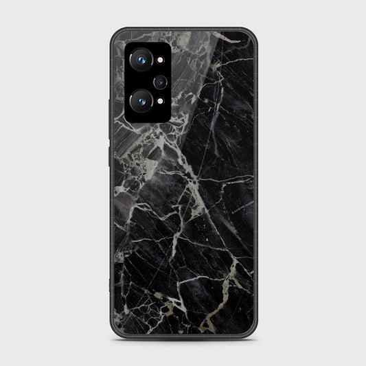 Realme GT Neo 2 - Black Marble Series - HQ Premium Shine Durable Shatterproof Case