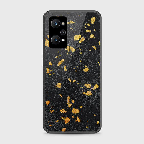 Realme GT Neo 2 - Black Marble Series - HQ Premium Shine Durable Shatterproof Case