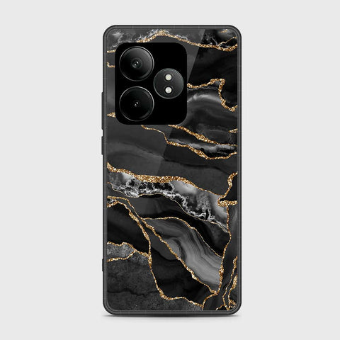 Realme GT Neo 6 SE - Black Marble Series - HQ Premium Shine Durable Shatterproof Case