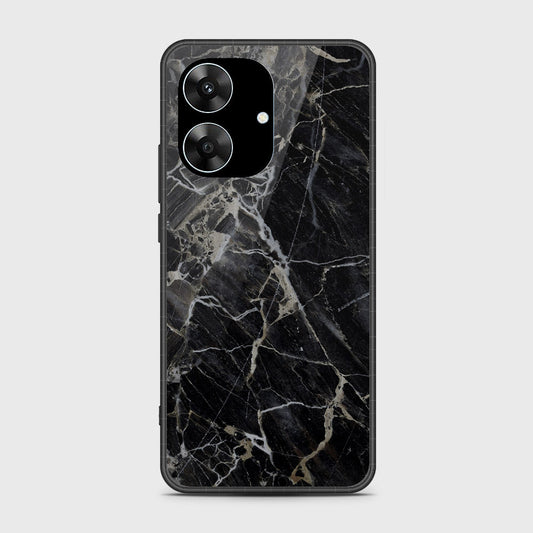 Realme Narzo N61 - Black Marble Series - HQ Premium Shine Durable Shatterproof Case