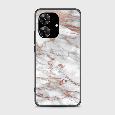 Realme Note 60 - White Marble Series 2 - HQ Premium Shine Durable Shatterproof Case