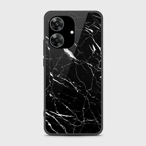 Realme Narzo N61 - Black Marble Series - HQ Premium Shine Durable Shatterproof Case