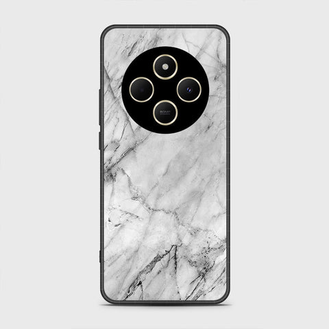 Xiaomi Poco C75 - White Marble Series - HQ Premium Shine Durable Shatterproof Case