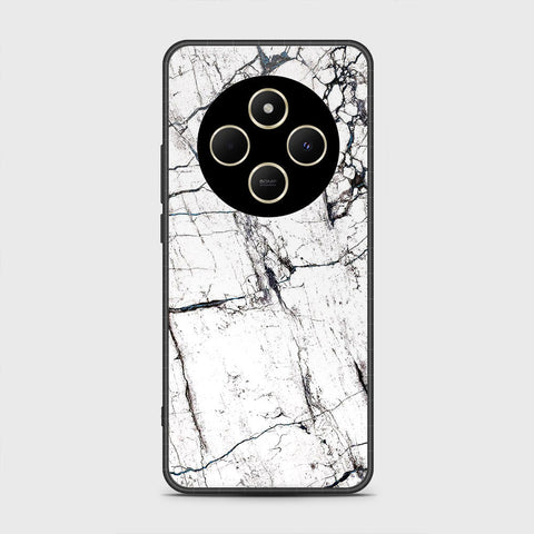 Xiaomi Redmi 14R - White Marble Series 2 - HQ Premium Shine Durable Shatterproof Case