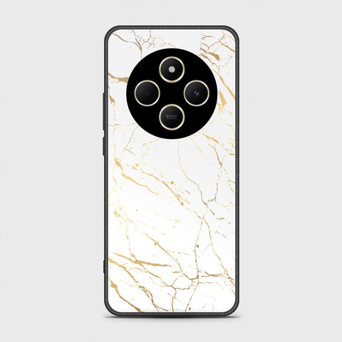 Xiaomi Poco C75 - White Marble Series 2 - HQ Premium Shine Durable Shatterproof Case