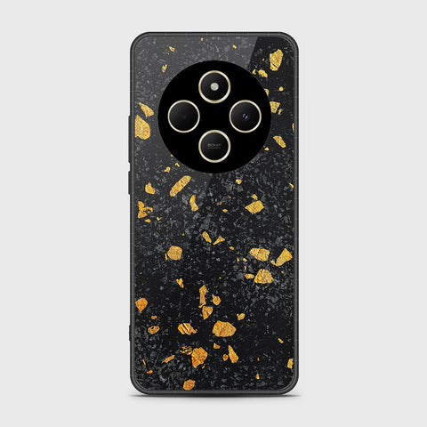 Xiaomi Poco C75 - Black Marble Series - HQ Premium Shine Durable Shatterproof Case