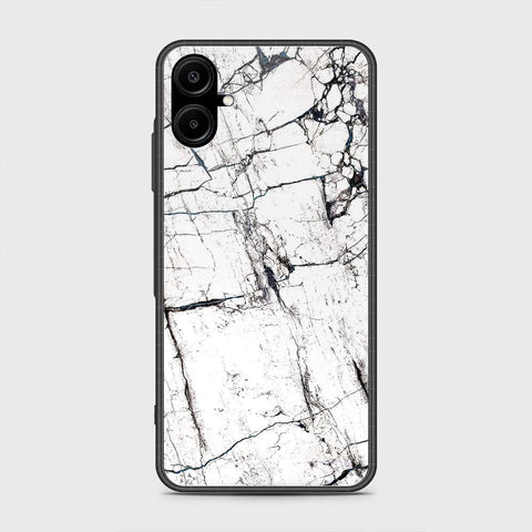 Samsung Galaxy A06 Cover- White Marble Series 2 - HQ Premium Shine Durable Shatterproof Case