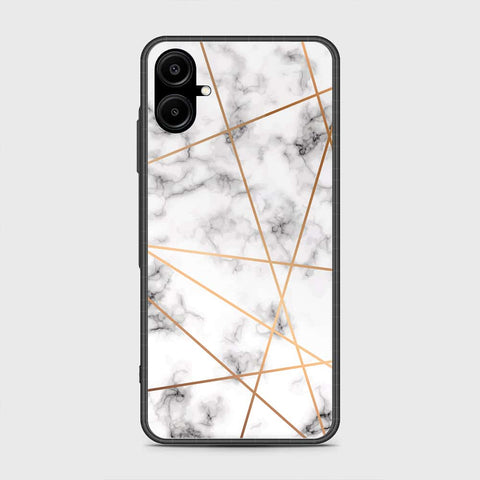 Samsung Galaxy A06 Cover- White Marble Series 2 - HQ Premium Shine Durable Shatterproof Case