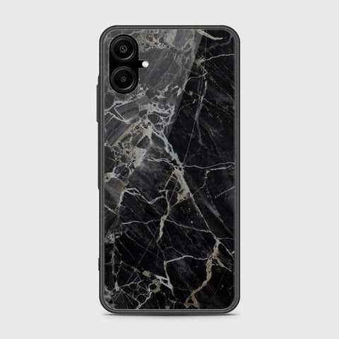 Samsung Galaxy A06 Cover- Black Marble Series - HQ Premium Shine Durable Shatterproof Case