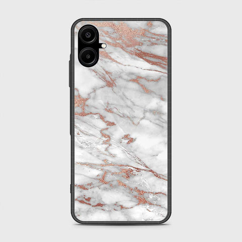 Samsung Galaxy A06 Cover- White Marble Series 2 - HQ Premium Shine Durable Shatterproof Case