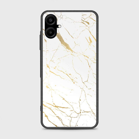 Samsung Galaxy A06 Cover- White Marble Series 2 - HQ Premium Shine Durable Shatterproof Case