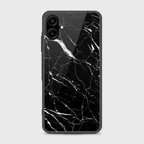 Samsung Galaxy A06 Cover- Black Marble Series - HQ Premium Shine Durable Shatterproof Case