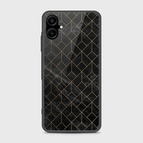 Samsung Galaxy A06 Cover- Black Marble Series - HQ Premium Shine Durable Shatterproof Case