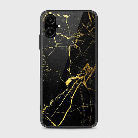 Samsung Galaxy A06 Cover- Black Marble Series - HQ Premium Shine Durable Shatterproof Case