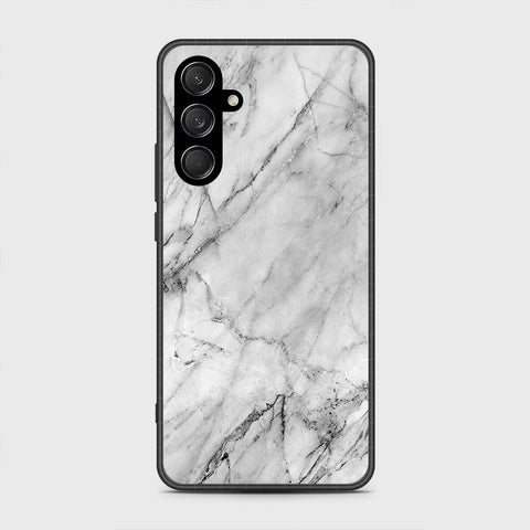 Samsung Galaxy M15 - White Marble Series - HQ Premium Shine Durable Shatterproof Case