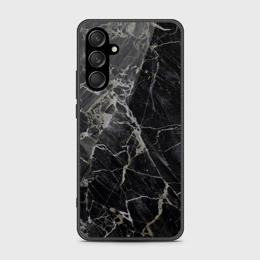 Samsung Galaxy M35 - Black Marble Series - HQ Premium Shine Durable Shatterproof Case