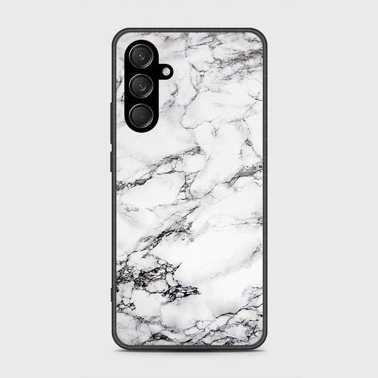 Samsung Galaxy M35 - White Marble Series - HQ Premium Shine Durable Shatterproof Case