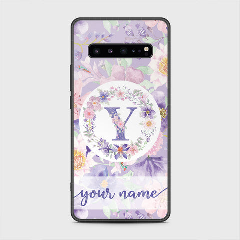 Samsung Galaxy S10 5G - Personalized Alphabet Series - HQ Premium Shine Durable Shatterproof Case