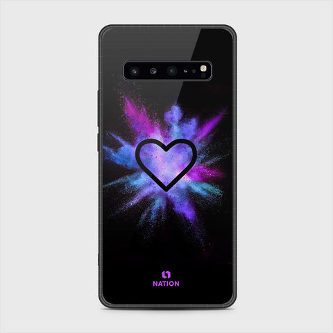 Samsung Galaxy S10 5G - Onation Heart Series - HQ Premium Shine Durable Shatterproof Case