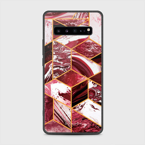 Samsung Galaxy S10 5G - O'Nation Shades of Marble Series - HQ Premium Shine Durable Shatterproof Case