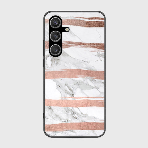 Samsung Galaxy S25 - White Marble Series - HQ Premium Shine Durable Shatterproof Case