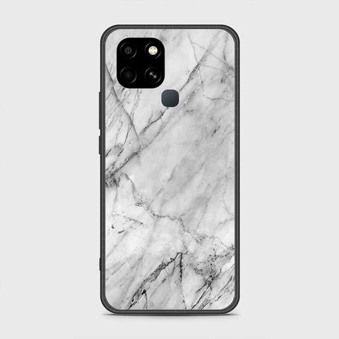 Infinix Smart 6 Cover - White Marble Series - HQ Premium Shine Durable Shatterproof Case