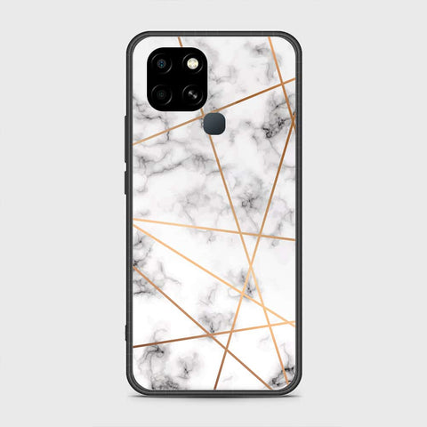 Infinix Smart 6 Cover - White Marble Series 2 - HQ Premium Shine Durable Shatterproof Case