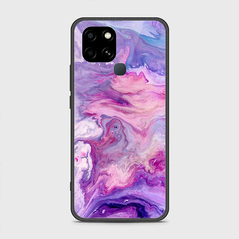 Infinix Smart 6 Cover - Colorful Marble Series - HQ Premium Shine Durable Shatterproof Case