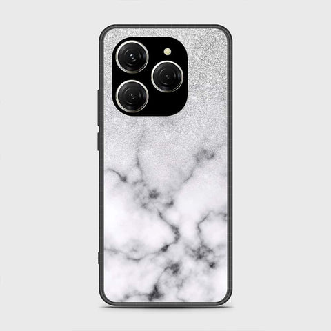 Tecno Spark 20 Pro Cover- White Marble Series - HQ Premium Shine Durable Shatterproof Case