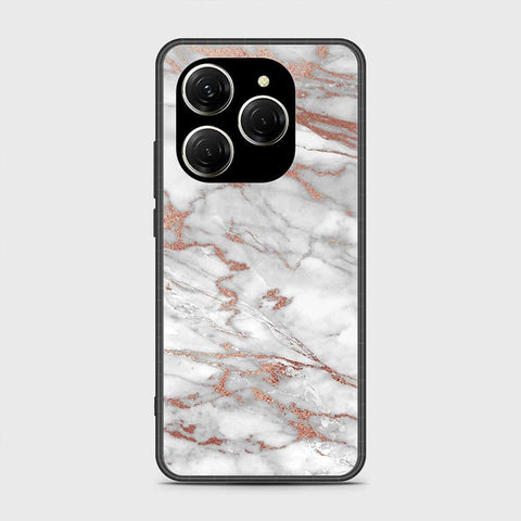 Tecno Spark 20 Pro Cover- White Marble Series 2 - HQ Premium Shine Durable Shatterproof Case