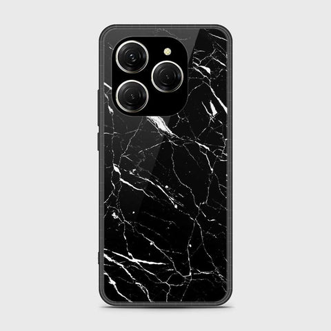 Tecno Spark 20 Pro Cover- Black Marble Series - HQ Premium Shine Durable Shatterproof Case