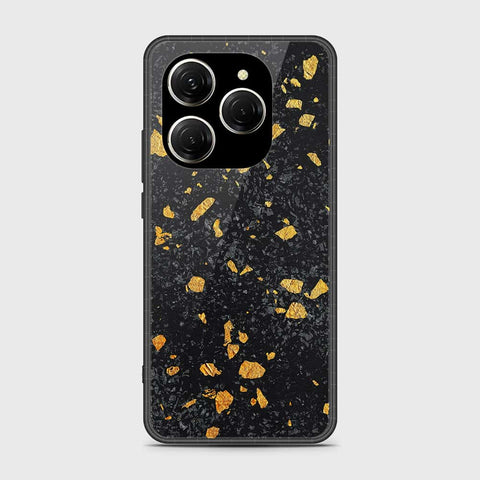 Tecno Spark 20 Pro Cover- Black Marble Series - HQ Premium Shine Durable Shatterproof Case