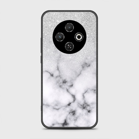 Tecno Spark 30C 4G - White Marble Series - HQ Premium Shine Durable Shatterproof Case