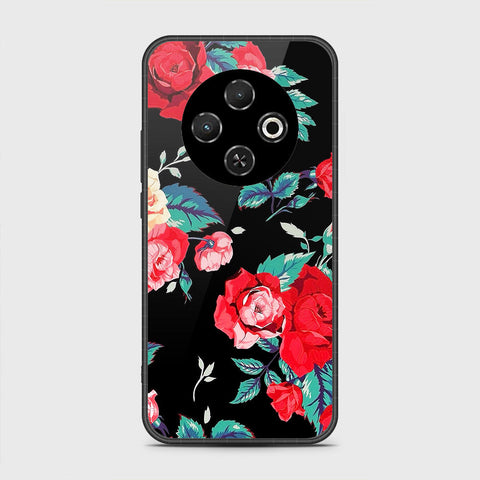 Tecno Spark 30C 4G - Floral Series - HQ Premium Shine Durable Shatterproof Case