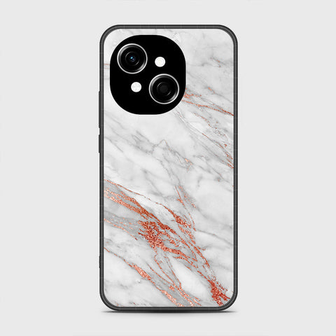 Tecno Spark Go 1 - White Marble Series - HQ Premium Shine Durable Shatterproof Case