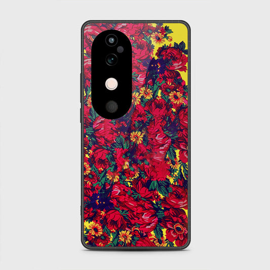 Vivo V40 - Floral Series - HQ Premium Shine Durable Shatterproof Case